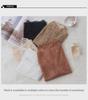 Four Seasons Lace Mesh Semi-High Neck See-Through Long Sleeve Korean-Style Blouse