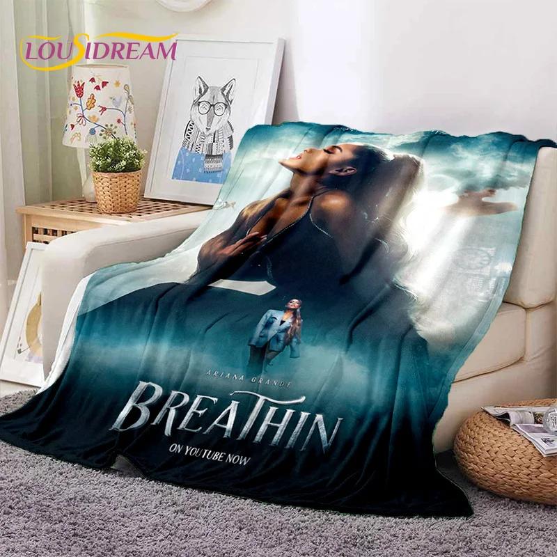 3D Ariana Grande Katze Ari Sänger Weiche Decken, Warme Kuscheldecke Bequeme Decke für Picknick Betten Sofa Zuhause Schlafzimmer Geschenk