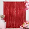 1PCS Sequin Backdrop,Glitter Background Curtains Shimmer Photography for Party Wedding Birthday Christmas Baby Shower Back Drop Decor