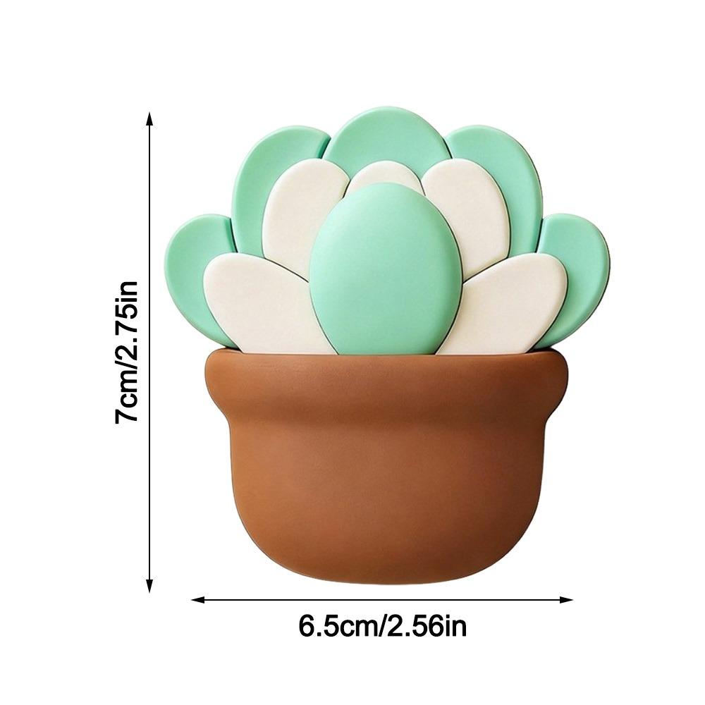 Self-Adhesive Door Handle Bumpers Silicone Wall Protector Stickers  For Home Improvement