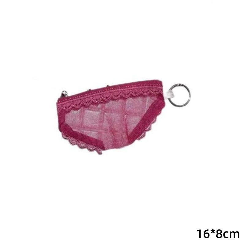 Unique Lace Mesh Briefs Shape Cosmetic Bag Portable Zipper Makeup Bag For Cosmetics Beauty Tools Toiletry Bag Storage Pouch