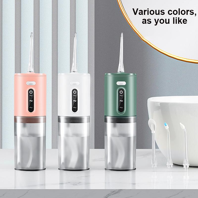 Oral Irrigator 3 Modes Portable IPX7 Waterproof Water Jet Flosser Teeth Cleaner Pulse Dental Handheld Oral Cleaner New