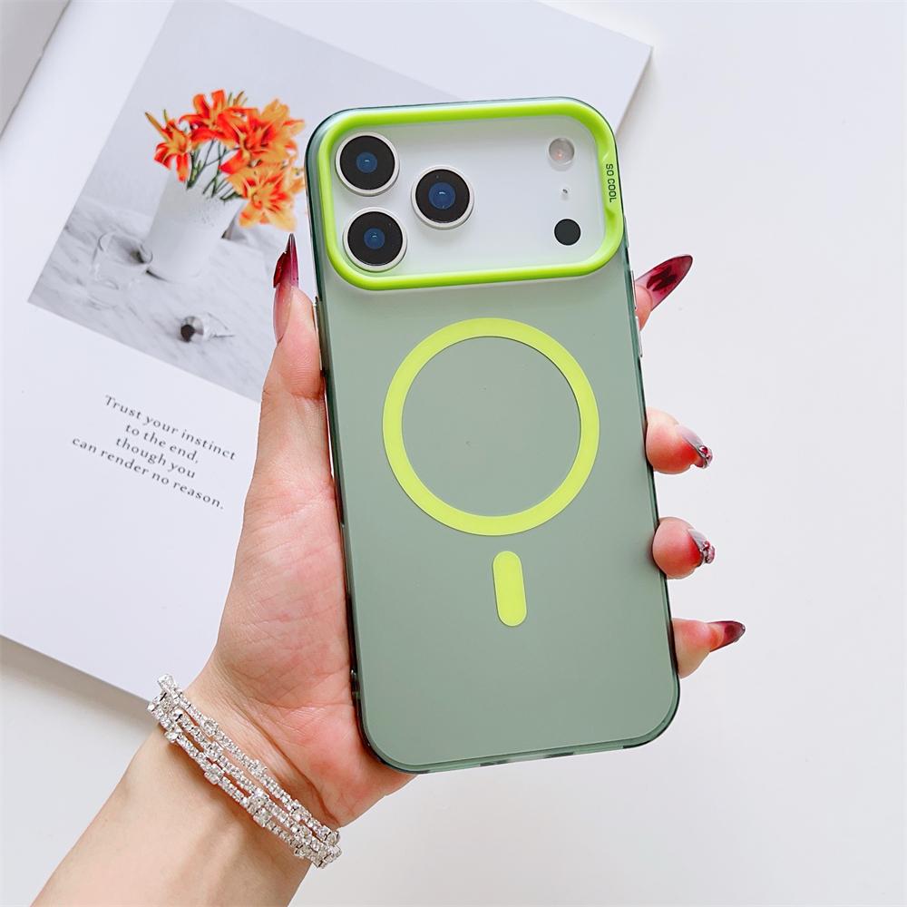 Luxury Candy Magnetic Wireless Charge for Magsafe Case for IPhone 17 Pro Max Air 16E 15 14 13 12 11 Pro Max Plus Shockproof Bumper Cover