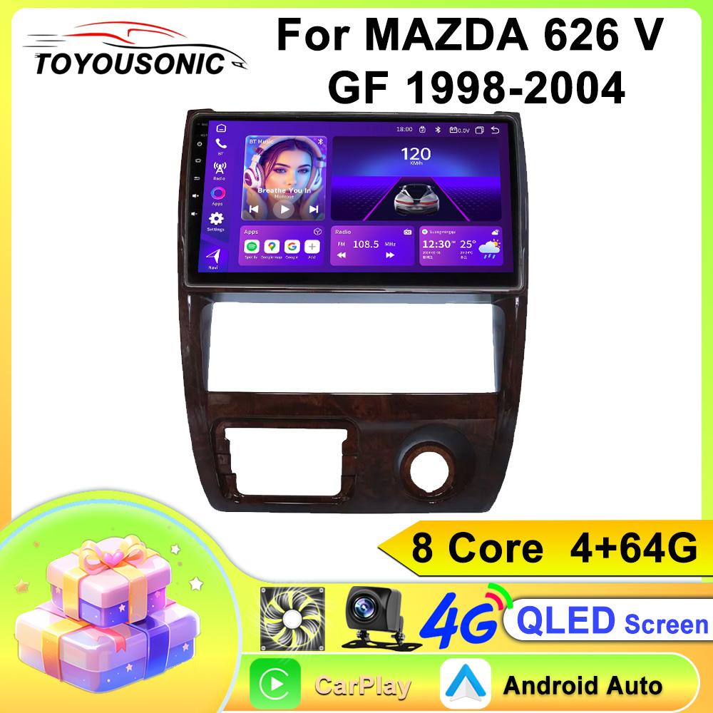 Android Car Multimedia Player For MAZDA 626 V GF 1998-2004 GPS Navigation CarPlay 4G Head Unit Stereo Video Player