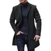 Woolen Casual Coat Jacket Windbreaker