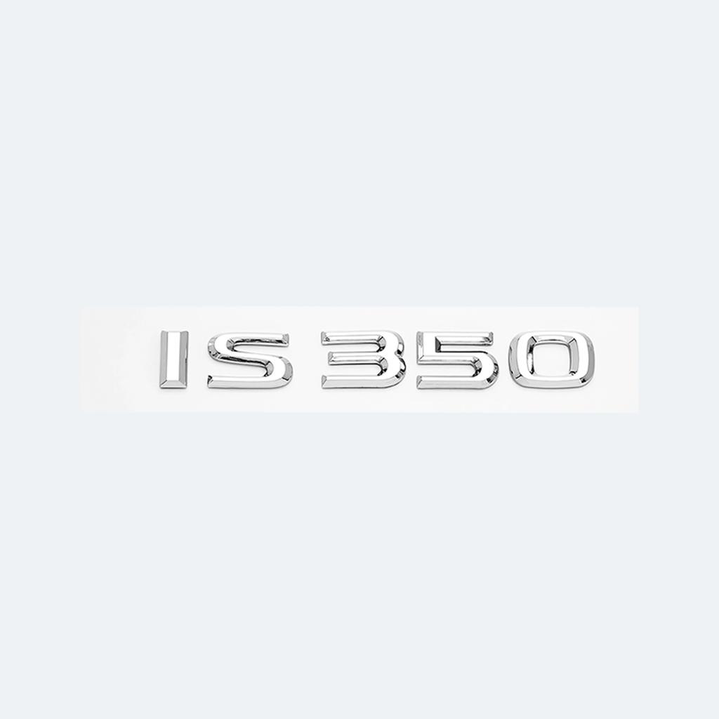 3D Chroom Glanzend Zwart ABS Letters IS200 IS250 IS300 IS350 IS300h IS200t HYBRID Embleem Voor Lexus Auto Kofferbak Logo Badge Sticker
