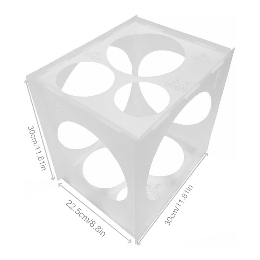 11 Holes Balloon Sizer Box Balloon Arches Columns Make Balloon Size Measurement Tool For Birthday Party Decoration