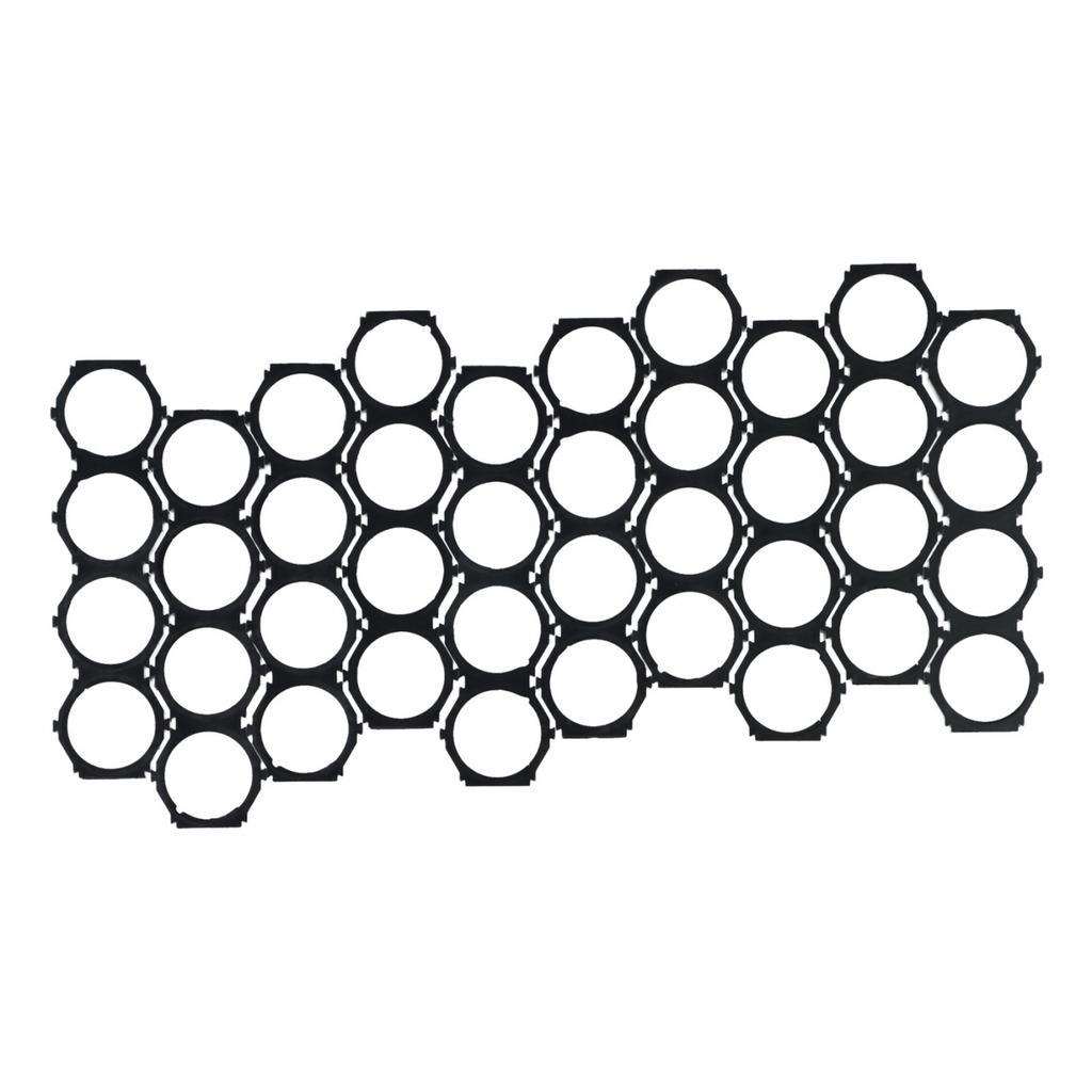 10pcs For 21700 Cell Holder Brackets Plastic Frame ABS+PC Black Design