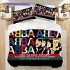 Abba Classic Album Collection Bedding (1 * duvet cover + 2 * pillowcase, without core) 2D Flat Christmas birthday gift Soft and comfortable