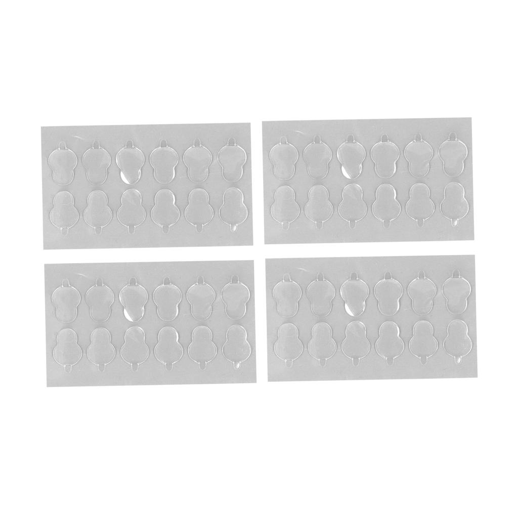 240Pcs Clear Adhesive Tape Acrylic Glue 18mmx14mmx1.5mm Removable Clear Glue Sticky Putty