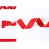 Luxurious 10 Meter Soft Velvet Red Ribbon With Gold Edge For Christmas Tree Decorations