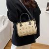 Damen Retro Luxuriöse Boston Schulter- und Crossbody Kissen-Tasche