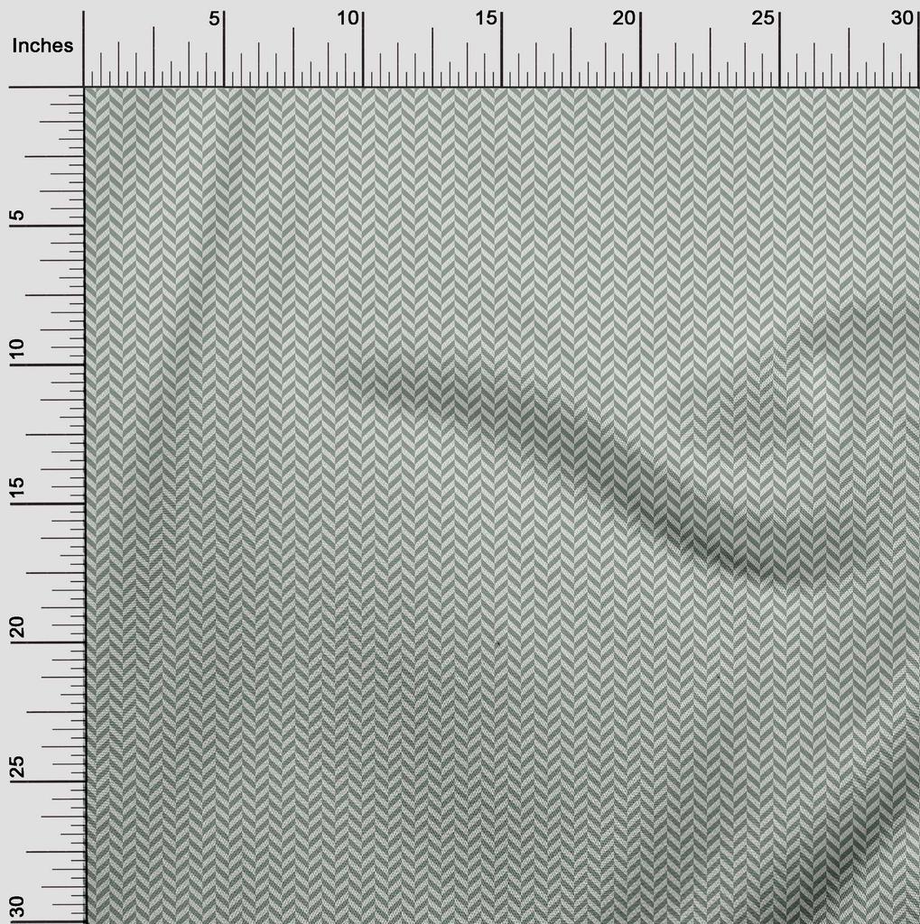 oneOone Cotton Flex Gray Fabric Chevron Craft Projects Decor Fabric Printed By The Yard 40 Inch