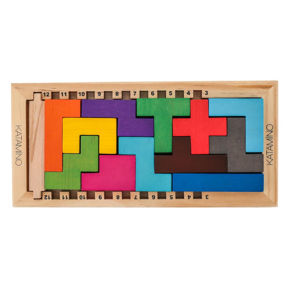 Gigamic Katamino Wooden Board Game Puzzle