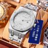 Uhr Automatik Quarzuhr Edelstahlarmband Leuchtzeiger Wasserdicht Mode Sport Herrenuhr