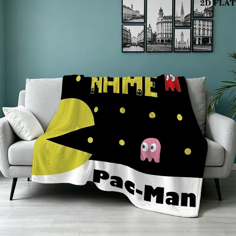 Custom Name,Pac Printed Flannel Blanket, Soft Throw for Bedroom Sofa, Washable, Christmas Present, Great Gift.