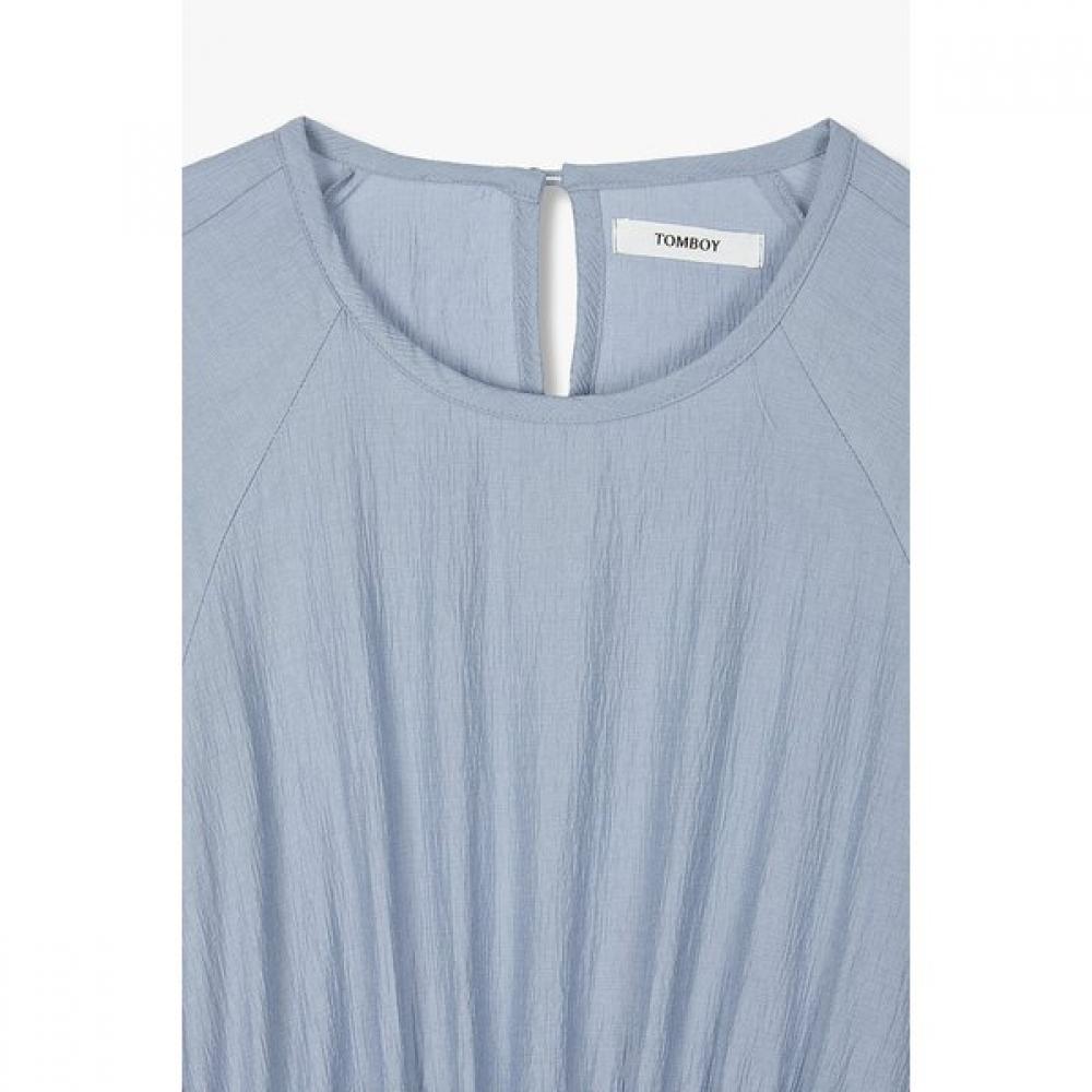 STUDIO TOMBOY Short Sleeve Dress With Ribbon Detail Back Open 9106241210