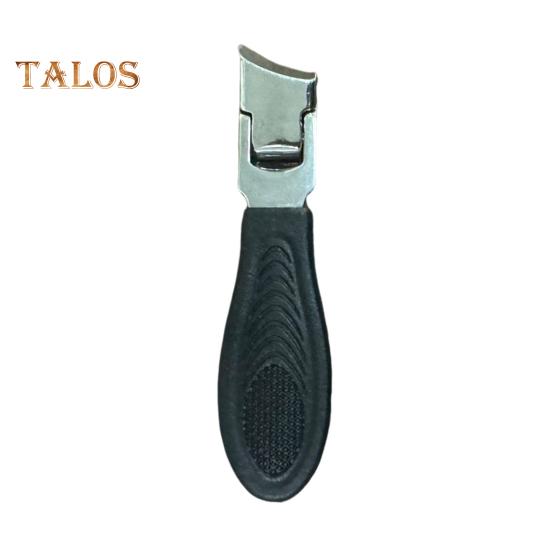 Nagelknipser mit weiter Backenöffnung, gebogen, für Senioren, spritzwassergeschützt, abgeschrägter Nagelknipser, langer Griff, gebogene Klinge, Nagelschneidewerkzeug