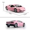 Dárky pro dívky Růžová série Volkswagen Beetle Bentley McLaren Lamborghini Maserati Benz AMG Nissan GTR Odlitky a Hračková vozidla 1:Model slitiny 36