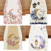 Heat Insulation Ramadan Table Runner Anti-slip Moon Table Runner New Table Cover  Eid Al Adha