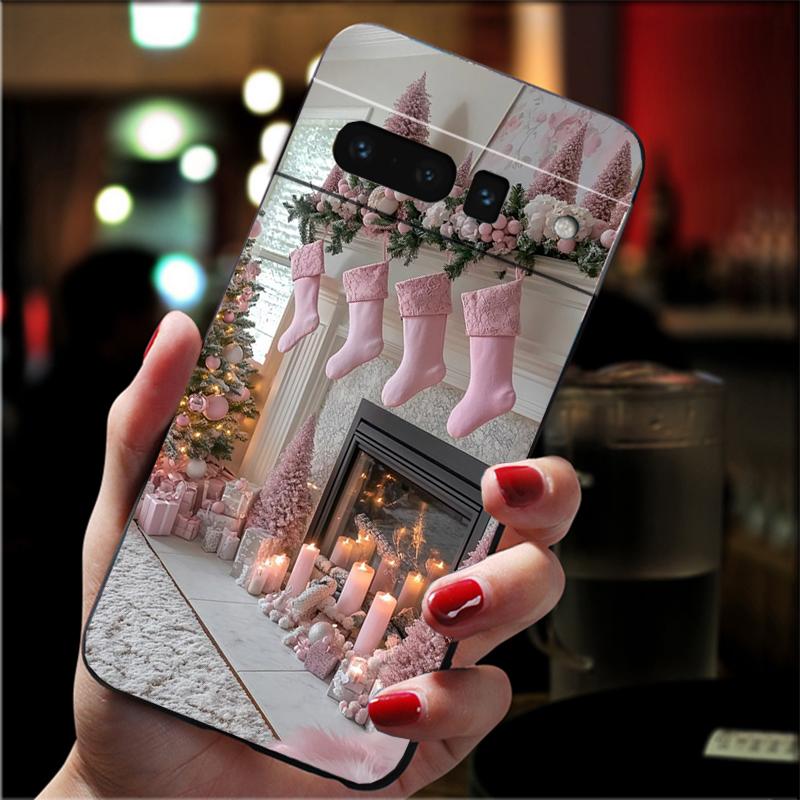 

Phone Case For Google Pixel 10 9 Pro XL 9A 8 7 6 Pro Pixel 8A 7A 6A Pixel 8 7 6 5 Santa Christmas Tree Case Pixel 9 Pro XL
