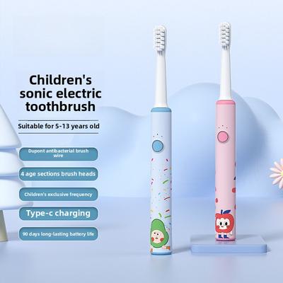 Children's Electric Toothbrush DuPont Soft Bristle Toothbrush Electric Toothbrush Rechargeable Children's 3-12 Years Old Electric Toothbrush