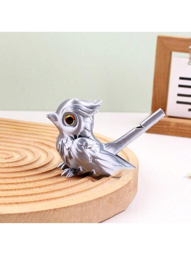 1PC multi-color 3D printed whistle with water injection simulation bird whistle, can blow out the sound of birds, party gift