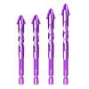 1/4/6Pcs Four-Edged Sawtooth Drill Bits High Hardness Rust Resistant Multifunctional Four Blade Serrated Eccentric Drill Bits