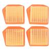 4 Air Filter Set for FS240R FS240CE FS360 FS410 FS460 F40R F40CE F60CE FS360CE FS460CEM FR460TCEM for Trimming Tools