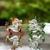 Table Ornaments Crystals Dragon Figurine Glass Dragon Statue Cute Dragon Miniature  Home Decor