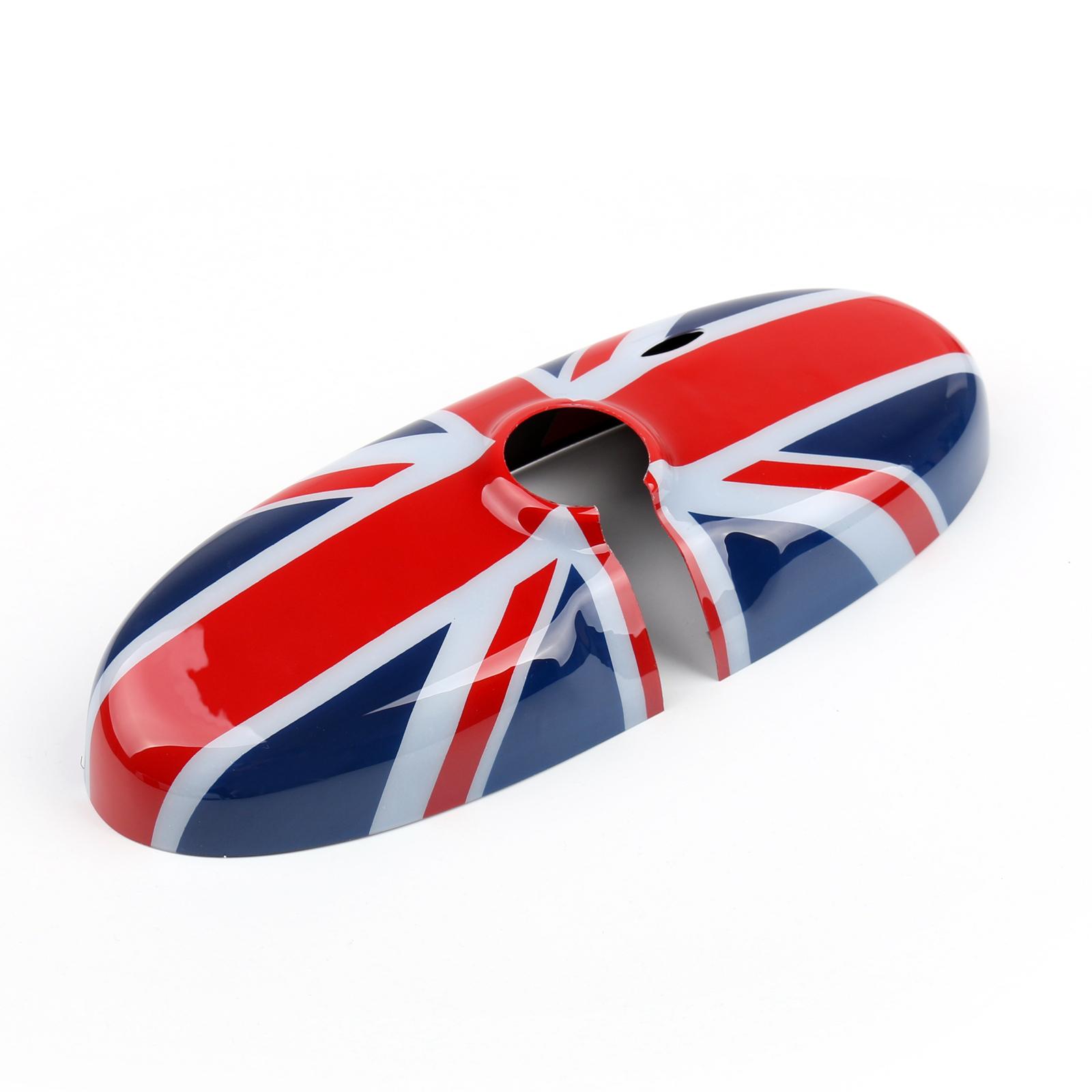 

Union Jack UK Flag Rear View Mirror Cover Housing For MINI Cooper R55 R56 R57