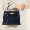 Womens Genuine Leather Crossbody Bag Soft Square Shoulder With Zip Large Capacity Vintage Style