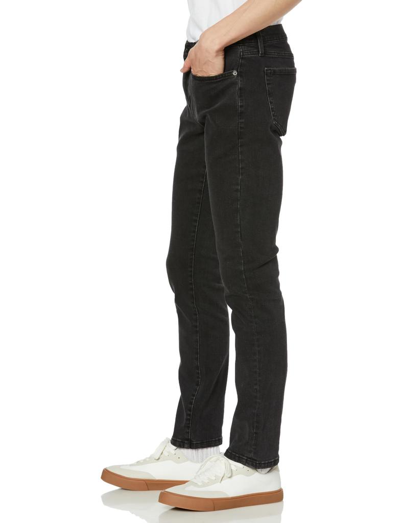 Amazon Essentials Slim Fit Washed Black Sizes Men's Jeans, W30/L34