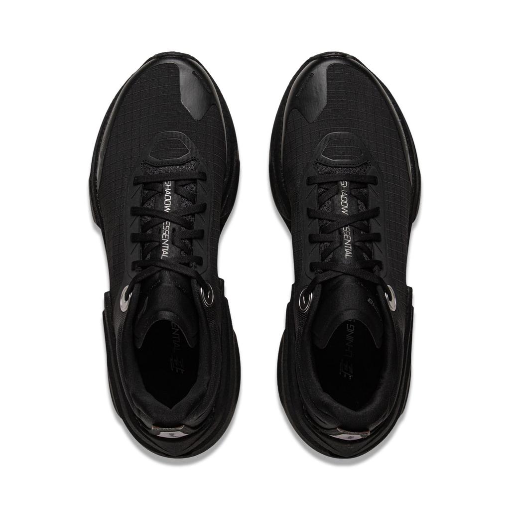 Li Ning Shadow 3 Essential Niedrig geschnitten 29428542 Freizeit Marathon Rennen Laufschuhe Herren Schwarz Silber ARRV003-36