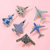 Air Show Aircraft Series Brooch Accessories Military Fans Small Gifts