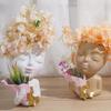 Vase Moulds Human Shape Silicone Material for Making Concrete Resin Flowerpot