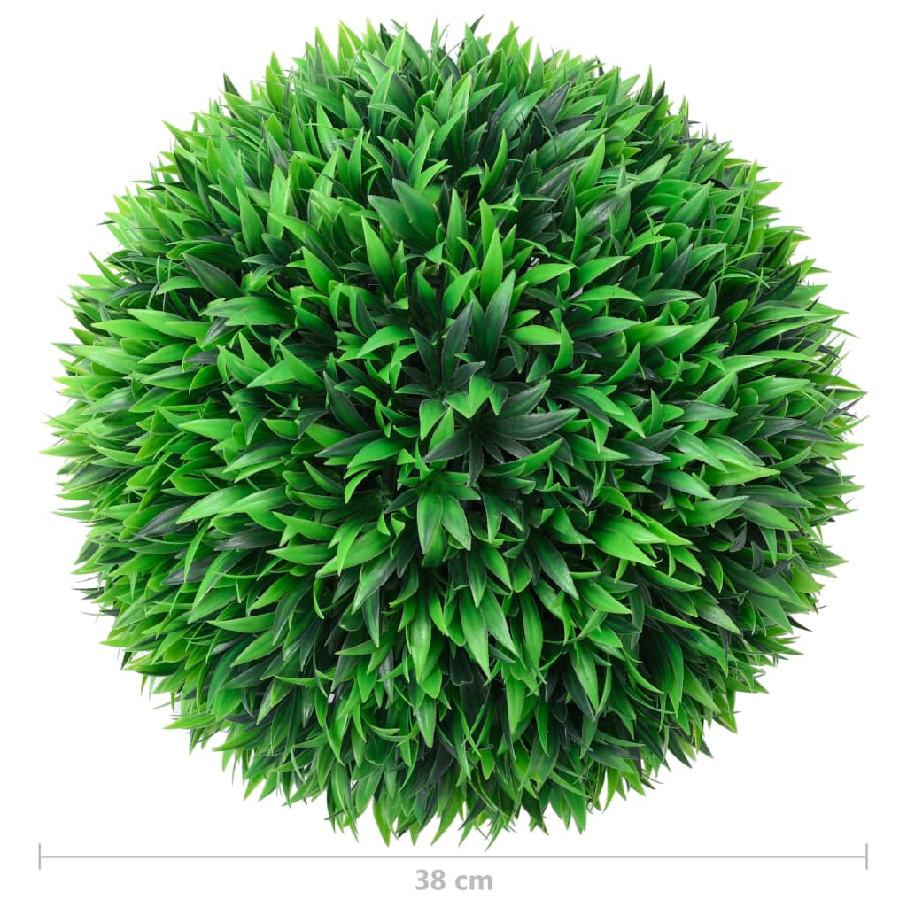 vidaXL Artificial Boxwood Balls 2 Pcs. 38 Cm
