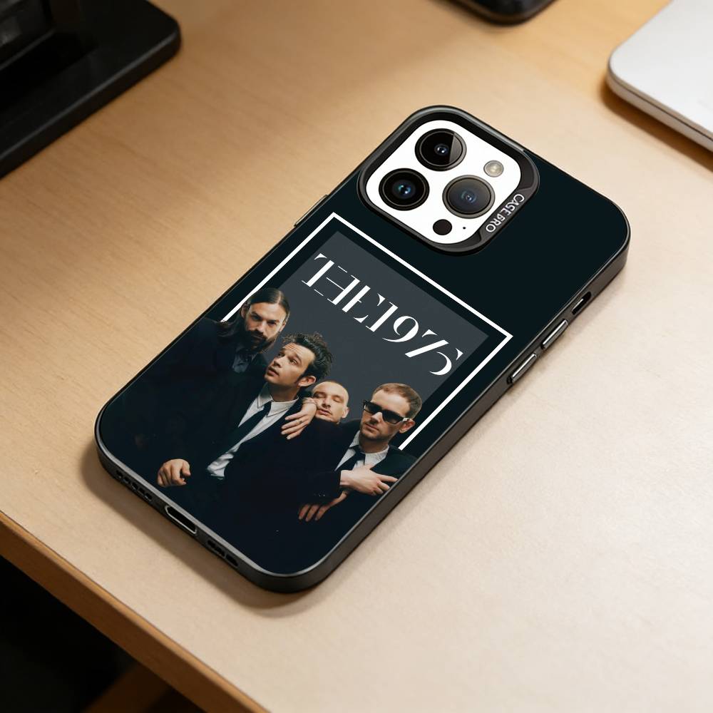 75-T-The 1975 Phone Case For iPhone 17,16,15,14,13,12,11 Plus,Pro Max,XS,Colorful Silver Phone case Funda Cover