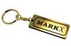 Mark X Gold Black Double Ring Acrylic Original Keychain A-413-1 &