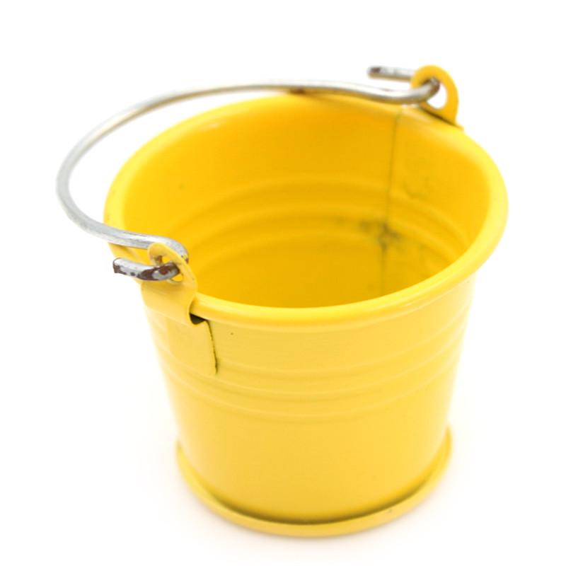 1/12 Metal Watering Can Buckets Garden Miniature Decoration For Children Kids Dolls Acces Dollhouse Miniature Furniture Toys