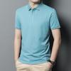 High-End Summer Men's Lapel Polo Shirt Short Sleeve T-shirt Men's Korean Trend T-shirt with Collar Half Sleeve Short Shirt