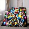 1Pc Minions Bananas Party Blanket Soft And Comfortable Casual Warm Camping Travel Christmas Halloween Gift M91750