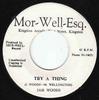 7inch Record JAH WOOSH  Try A Thing NONE Morwell Esq. Jamaica Reggae Ska  Dub Used
