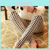 Fashion Women Sport Nine Points Splice Stripe Elastic Slim Fit Fitness Yoga Trousers