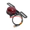 12V Retro Motorcycle Tail Light with License Plate Mount LED Modified Rear Lamp for Scooter Moped Chopper Bobber Tourer
