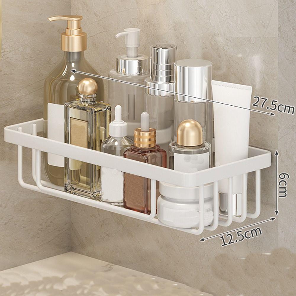 

Металлическая полка для хранения в ванной комнате, многофункциональный органайзер для макияжа, подставка-держатель, бытовая кухня