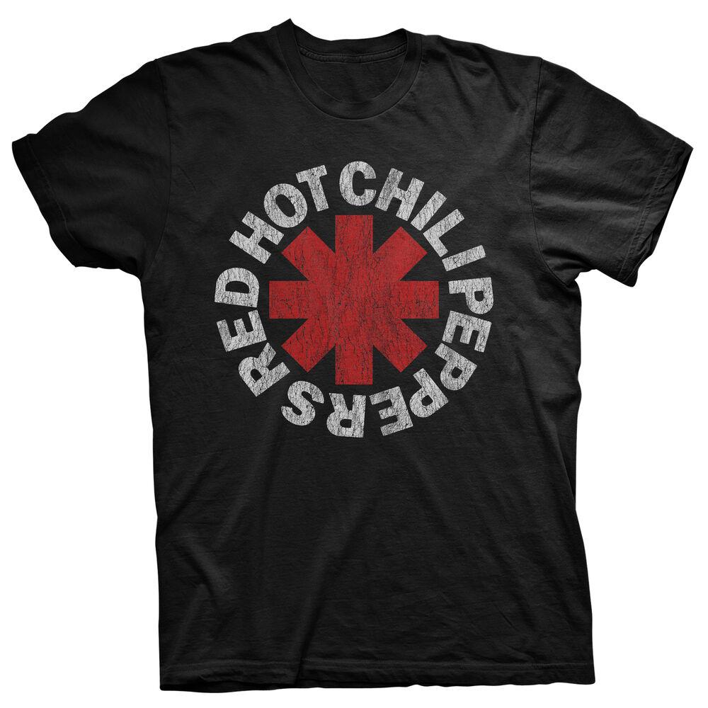 

Футболка унисекс Red Hot Chili Peppers с рваным логотипом в стиле рок