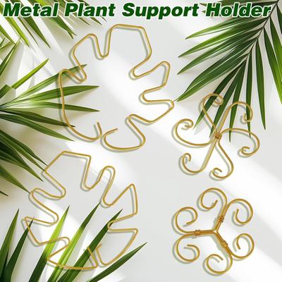 4pcs Plant Stem Support Monstera Leaf Support Vine Support Clips Garden Fixing Clis Multifunctional Plant Support Stem Holder