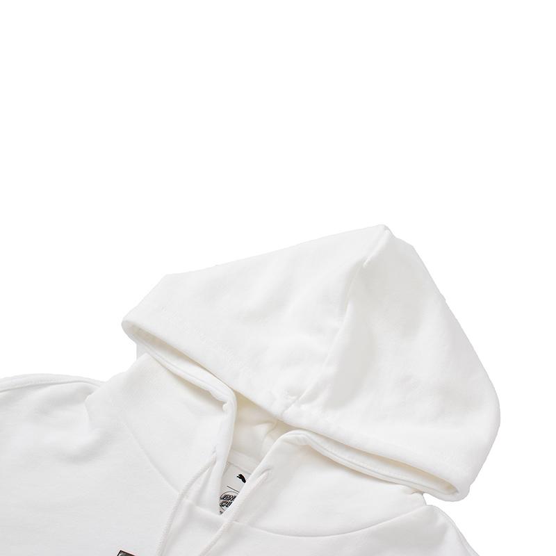 PUMA Sweatshirts Women's White Hooded Moderate Regular 532247-02