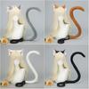 Simulation Tierohr Katzenohr Stirnband handgemacht Plüsch Cos Katzenohr Requisiten Comic-Con Kopfschmuck Katzenohr Katzenschwanz Set